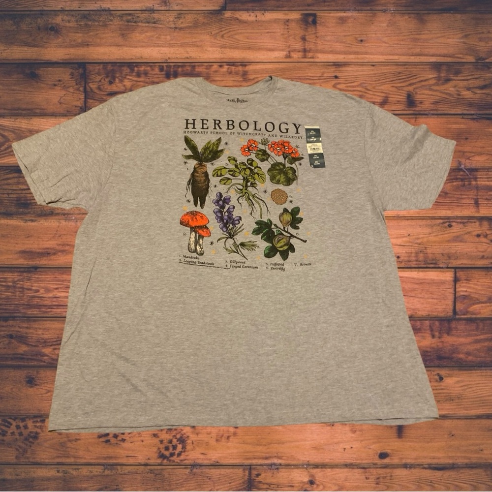 Harry Potter Hogwarts Shirt School Of Witchraft and Wizardy Herbology